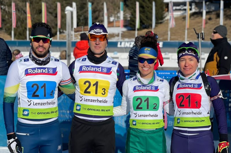 Brasil participa do Open Europeu de Biathlon na Suíça-Mirlene Picin