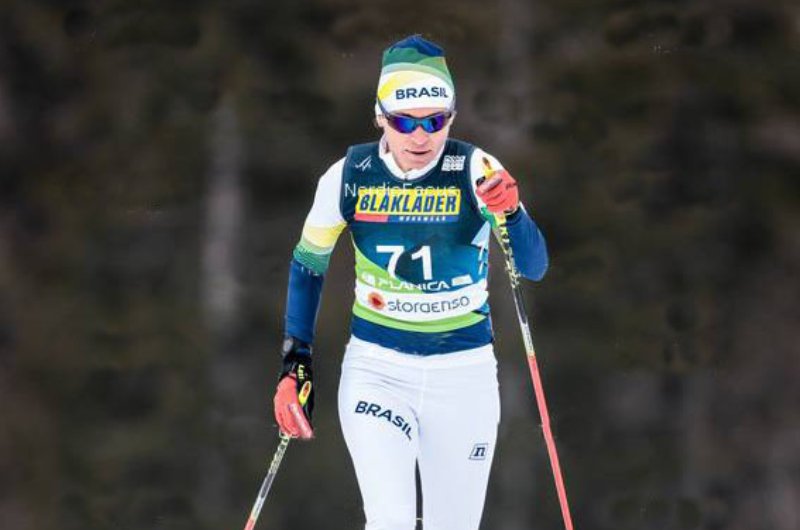 Mirlene Picin é top 10 na prova qualificatória do mundial de ski nórdico 2023